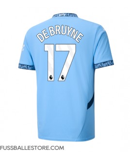 Günstige Manchester City Kevin De Bruyne #17 Heimtrikot 2024-25 Kurzarm